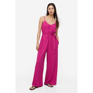 H&amp;M  Woman Tie-belt jersey jumpsuit 1154866_1