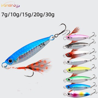 เหยื่อไมโครจิ๊ก 7 กรัม 10 กรัม 15 กรัม 20 กรัม 30 กรัม Jigging Hook Spinner เหยื่อตกปลา ไมโครจิ๊ก Micro jig เหยื่อจิ๊ก ไมโคจิ๊ก อุปกรณ์ตกปลา เหยื่อตกปลาทะเล