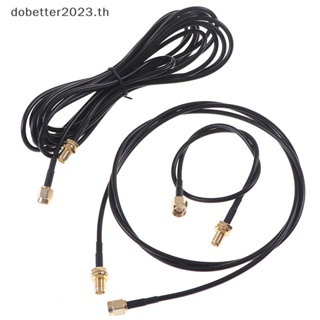 [DB] อะแดปเตอร์เชื่อมต่อเสาอากาศ WIFI SMA ตัวผู้ เป็นตัวเมีย RG174 RF 0.3-5 เมตร [พร้อมส่ง]