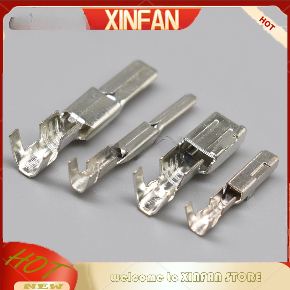 Xinfan ขั้วปลั๊กตัวผู้ ตัวเมีย DJ621-4.8X0.8B DJ614-4.8X0.8B DJ611-2.2A DJ621-2.2A สําหรับยานยนต์ 10