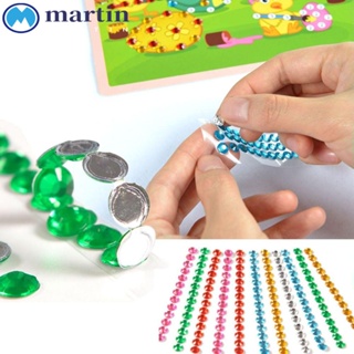 Martin สติกเกอร์คริสตัล เพชร ลายการ์ตูนโมเสก DIY ของเล่นเสริมการเรียนรู้เด็ก