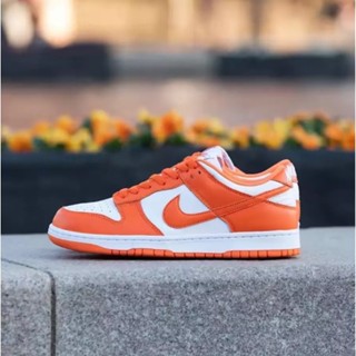 Syracuse สีขาวและสีส้ม Dunk Low