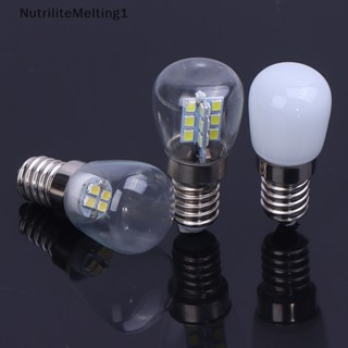 [NutriliteMelting1] หลอดไฟ LED AC220V 3W E14 ความสว่างสูง สีขาวอบอุ่น แบบเปลี่ยน สําหรับตู้เย็น [TH]