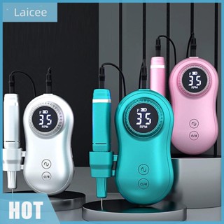 [Laicee.th] 2 in 1 เครื่องสว่านไฟฟ้า แบบพกพา ชาร์จ USB สําหรับขัดเล็บเจล