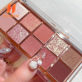 Jaded พาเลทอายแชโดว์ ชิมเมอร์ สีม่วง 10 สี 1 ชุด