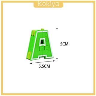 [Kokiya] หุ่นยนต์ไดโนเสาร์ ตัวอักษร ของเล่นเสริมการเรียนรู้ สําหรับเด็ก