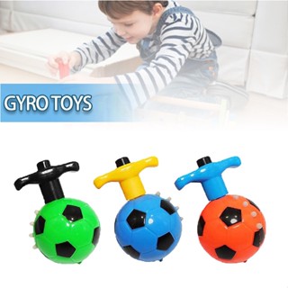 LED Light Up Spinning Top Flashing Spin Toys Glow Football Party Gift for Kids