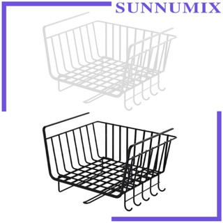 [Sunnimix] ตะกร้าแขวนใต้โต๊ะอาหาร ติดตั้งง่าย สําหรับห้องครัว