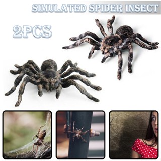 New Plastic Realistic Halloween Spider Toy Insect Fake Props Trick and Scare Toy