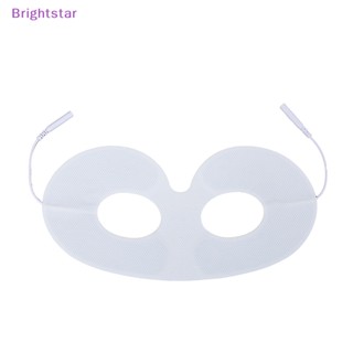 Brightstar แผ่นอิเล็กโทรด EMS แบบไม่ทอ มีกาวในตัว สําหรับเครื่องนวดบําบัดชีพจรไฟฟ้า พร้อมรูปลั๊ก