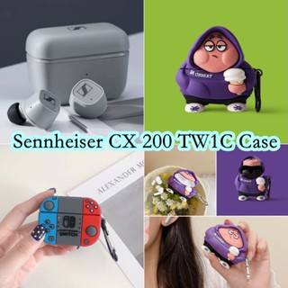 【Case Home】เคสหูฟัง แบบนิ่ม ลายการ์ตูน สําหรับ Sennheiser CX 200 TW1C Sennheiser CX 200 TW1C