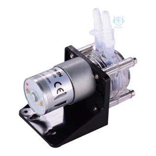 [mjia] Grothen DC 12V ปั๊มเปอร์ริสตัลติก พร้อมท่อซิลิโคน การไหลสูง ปั๊มของเหลว ปั๊มสูญญากาศ การไหลเวียนของน้ําด้วยตนเอง ป้องกันการกัดกร่อน ปรับได้ สําหรับตู้ปลา DIY สารเคมีในห้องปฏิบัติการ