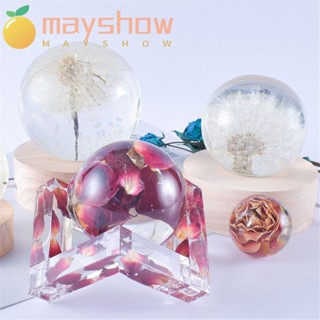 Mayshow แม่พิมพ์อีพ็อกซี่เรซิน คริสตัล ทรงกลม สําหรับตกแต่งบ้าน DIY