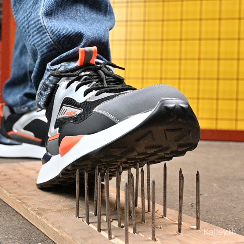 High Quality Indestructible Safety Shoes Men Work Sneakers Light Security Boots Men Puncture-Proof work Boots Steel Toe Shoes 04BT
