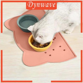 [Dynwave] แผ่นรองจาน ชามอาหาร ทําความสะอาดง่าย สําหรับสัตว์เลี้ยง สุนัข แมว