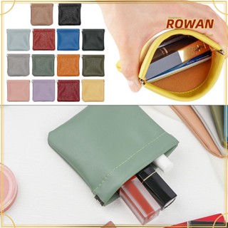 ❈ROWAN❈ Fashion Purse PU Leather Wallet Coin Pocket Earphone Bag Key Pouch Credit Card Holder Storage Bag Clutch Purse/Multicolor