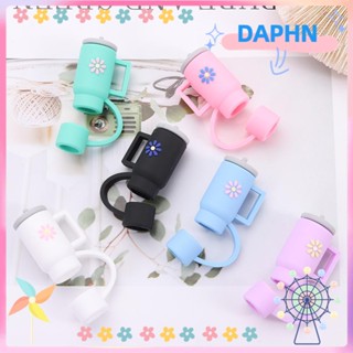 DAPHS ฝาครอบหลอดดูดน้ํา ป้องกันฝุ่น ลายการ์ตูน แบบสร้างสรรค์ จํานวน 2 ชิ้น