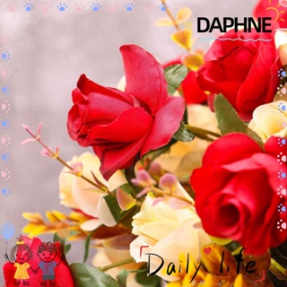 DAPHNE ช่อดอกไม้ประดิษฐ์ 10 ดอก อเนกประสงค์ สําหรับตกแต่งโต๊ะ เก้าอี้งานแต่งงาน เจ้าสาว