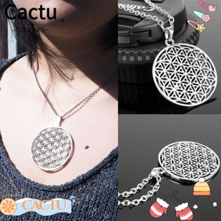 Cactu ขายดี สร้อยคอโซ่เงิน เครื่องประดับแฟชั่น