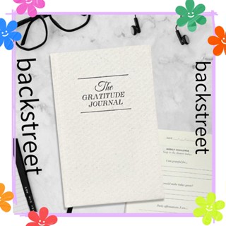 Backstreet Gratitude Journal สมุดโน๊ต จดบันทึก คัดลายมือ