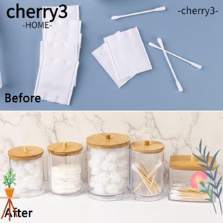 Cherry3 Qtip ที่ใส่สําลีก้อน อะคริลิค ทรงกลม