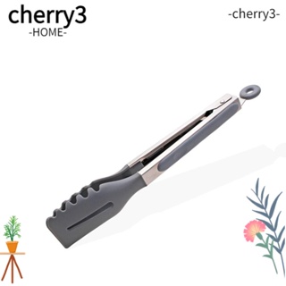 CHERRY3 5-in-1 ที่คีบอาหาร สเตนเลส ขนาด 9 นิ้ว และ 12 นิ้ว สีเทา สําหรับห้องครัว 2 ชิ้น