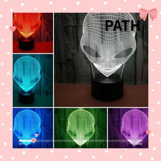 PATH โคมไฟกลางคืน Led แบบตั้งโต๊ะ เจ็ดสี สําหรับตกแต่งห้องนอน