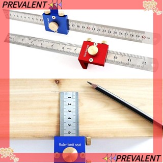 Preva ไม้บรรทัดวัดมุมขวา พร้อมตัวหยุด สําหรับงานไม้