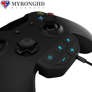 Myronghd อุปกรณ์แปลงเสียงหูฟัง สามารถปรับได้ สําหรับ Xbox Series X S Audio Headphone Converter Xbox One