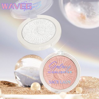 คลื่น Let Shine Like A Diamond ปากกาเน้นข้อความชิมเมอร์นุ่ม Contouring High Light Pearlescent ผงกลิตเตอร์ธรรมชาติสามมิติเพื่อเพิ่มความสว่างให้กับ Fairy Highlighter