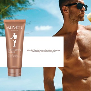 AlIver Premium Self-Tanning Lotion, With Petides,Serum &amp; Vitamin E