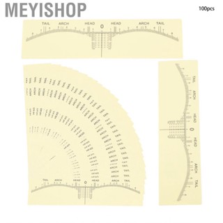 Meyishop Eyebrow Ruler  Clear Disposable for Design