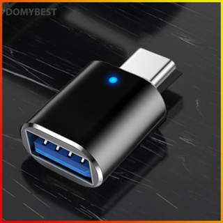 ❤ Domybest อะแดปเตอร์เชื่อมต่อ Type C เป็น USB3.0 OTG 3A Type C OTG ชาร์จเร็ว สําหรับ Xiaomi Samsung