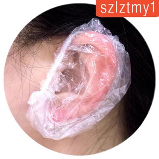 [szlztmy1] หมวกคลุมหู ย้อมสีผม 1 ครั้ง สําหรับโรงแรม บ้าน 100 ชิ้น