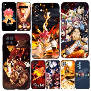 เคสโทรศัพท์มือถือ ซิลิโคนนิ่ม tpu ลายอะนิเมะ Fairy Tail สีดํา สําหรับ Samsung Galaxy A04 4G A14 A34 A54 5G