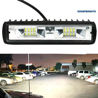 [CFGY Auto] หลอดไฟตัดหมอก LED 48W สําหรับรถยนต์ รถบรรทุก SUV