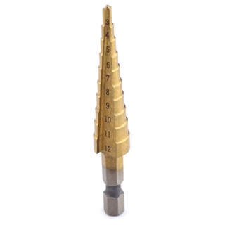 ⚡NEW 8⚡Step Drill Cone Bits For Metal High-Speed Steel Repair Workshop Tool Set 3-12mm