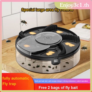 Flycatcher Usb อัพเกรดพร้อมเหยื่อไฟฟ้า Fly Trap Usb Insect Pest Catching Safety Insect Pest Flytrap For Kitchen Home Garden LIFE09