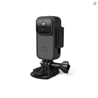 {fly} Sjcam C200 4K กล้องแอคชั่น WiFi ขนาดเล็ก พร้อมหน้าจอ IPS 1.28 นิ้ว 5 เมตร กันน้ํา กันสั่น 6 แกน รองรับการจดจําใบหน้า มองเห็นกลางคืน แบตเตอรี่ชาร์จได้ในตัว