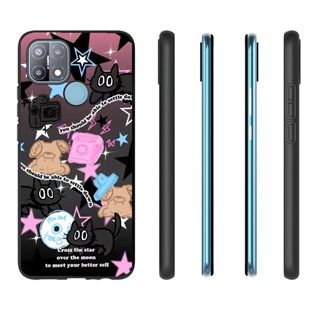 M154 เคสโทรศัพท์มือถือแบบนิ่ม กันกระแทก ลายแมวอินเทรนด์ สําหรับ OPPO A15 A15S A35 A92S A93 2020 A94