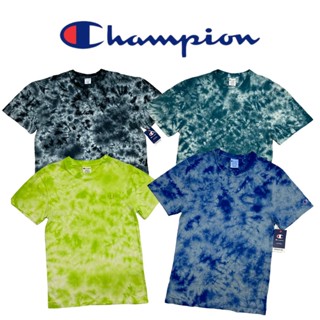 Champion เสื้อยืด ผ้าฝ้าย สําหรับผู้ชาย ผู้หญิง