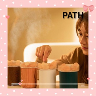 Path เครื่องทําความชื้นในอากาศ เกลือคริสตัล ไฟ LED น้ํามันหอมระเหย หมอกเย็น