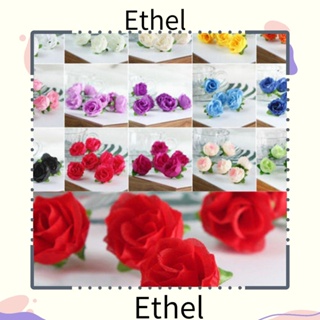 Ethel1 ช่อดอกกุหลาบประดิษฐ์ DIY 20 50 ชิ้น