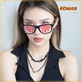 Rowans แว่นตาคอสเพลย์ รูปค้างคาวตลก สีดํา สําหรับปาร์ตี้ฮาโลวีน