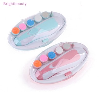 Brightbeauty กรรไกรตัดเล็บไฟฟ้า ปลอดภัย สําหรับเด็กแรกเกิด