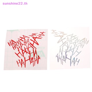 Dousun สติกเกอร์สะท้อนแสง ลายตลก สําหรับตกแต่งหมวกกันน็อคมอเตอร์ไซค์ DIY 1 ชิ้น