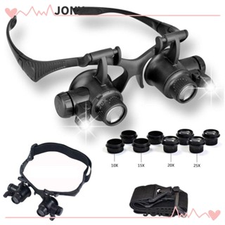 Jy1 กล้องจุลทรรศน์แว่นขยาย 10/15/20/25X สําหรับดูเครื่องประดับ