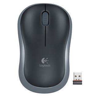 Logitech เมาส์ไร้สายออฟติคัล รุ่น M185 สีดำ