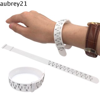 Aubrey1 เครื่องวัดขนาดข้อมือ สําหรับทําเครื่องประดับ สร้อยข้อมือ DIY