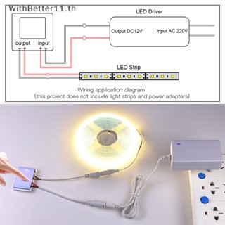 Better สวิตช์เซนเซอร์หรี่ไฟ LED 12V 5A ปรับขนาดได้ สําหรับตกแต่งกระจกห้องน้ํา
